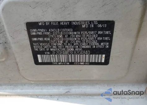 2014 Subaru Xv Crosstrek 2.0I Premium from USA, damaged, VIN JF2GPAVC3E8204840